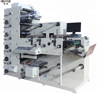 Printing Shops Security Voucher Flexo Printing Machines With UV